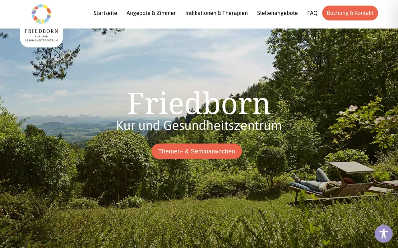 Screenshot of friedborn.de