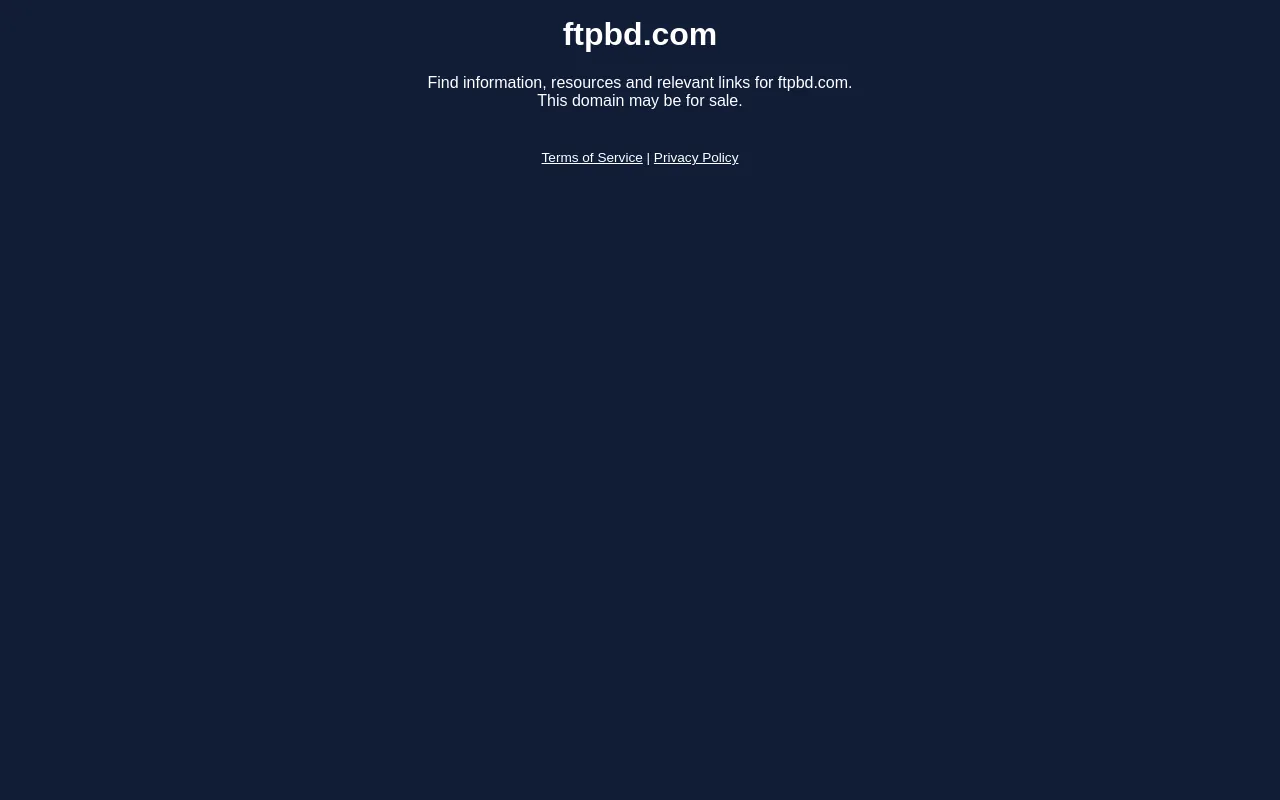Screenshot of ftpbd.com