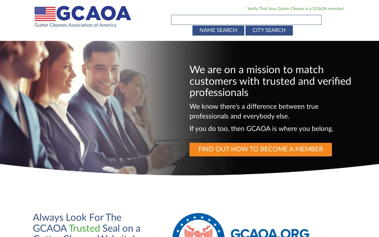 Screenshot of gcaoa.org