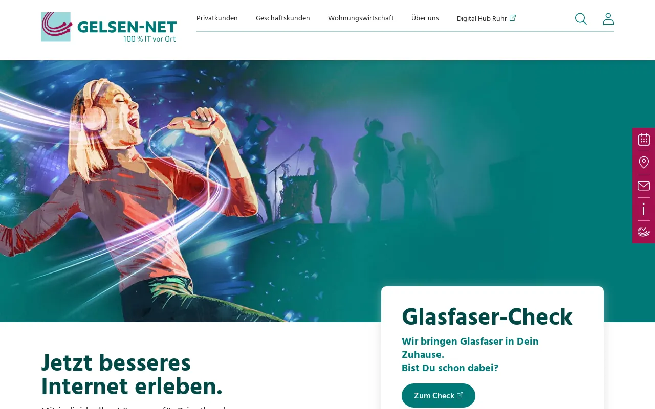 Screenshot of gelsennet.de