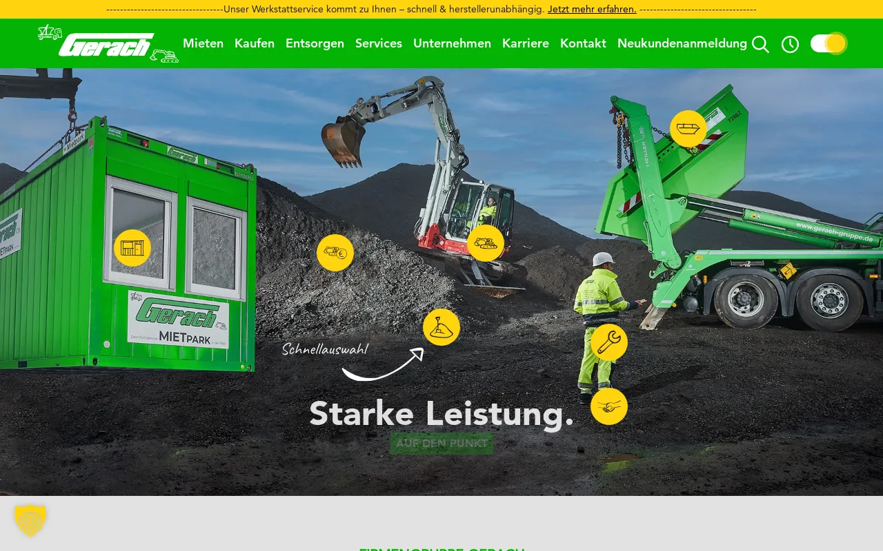 Screenshot of gerach-gruppe.de