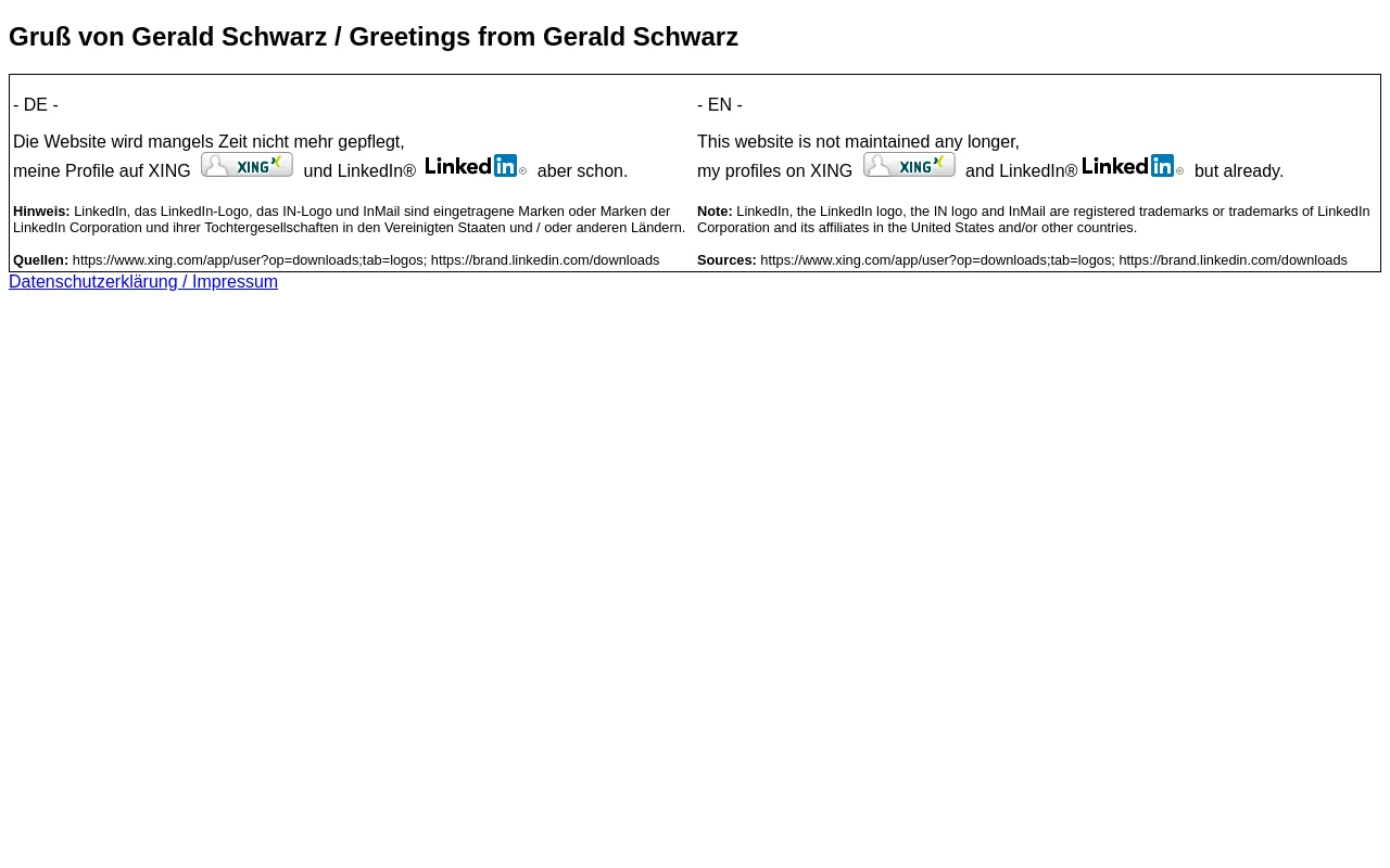 Screenshot of gerald-schwarz.de