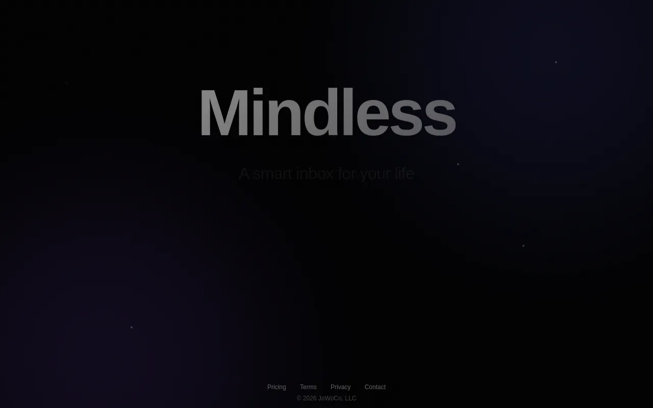 Screenshot of getmindless.com