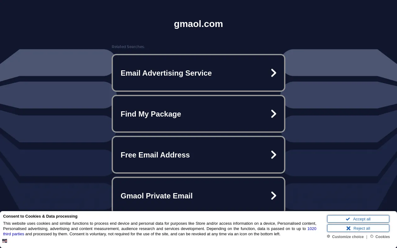 Screenshot of gmaol.com