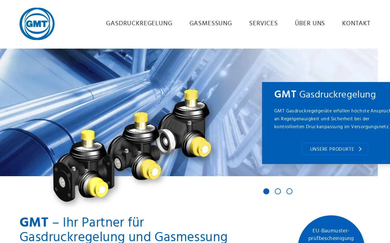 Screenshot of gmt.de