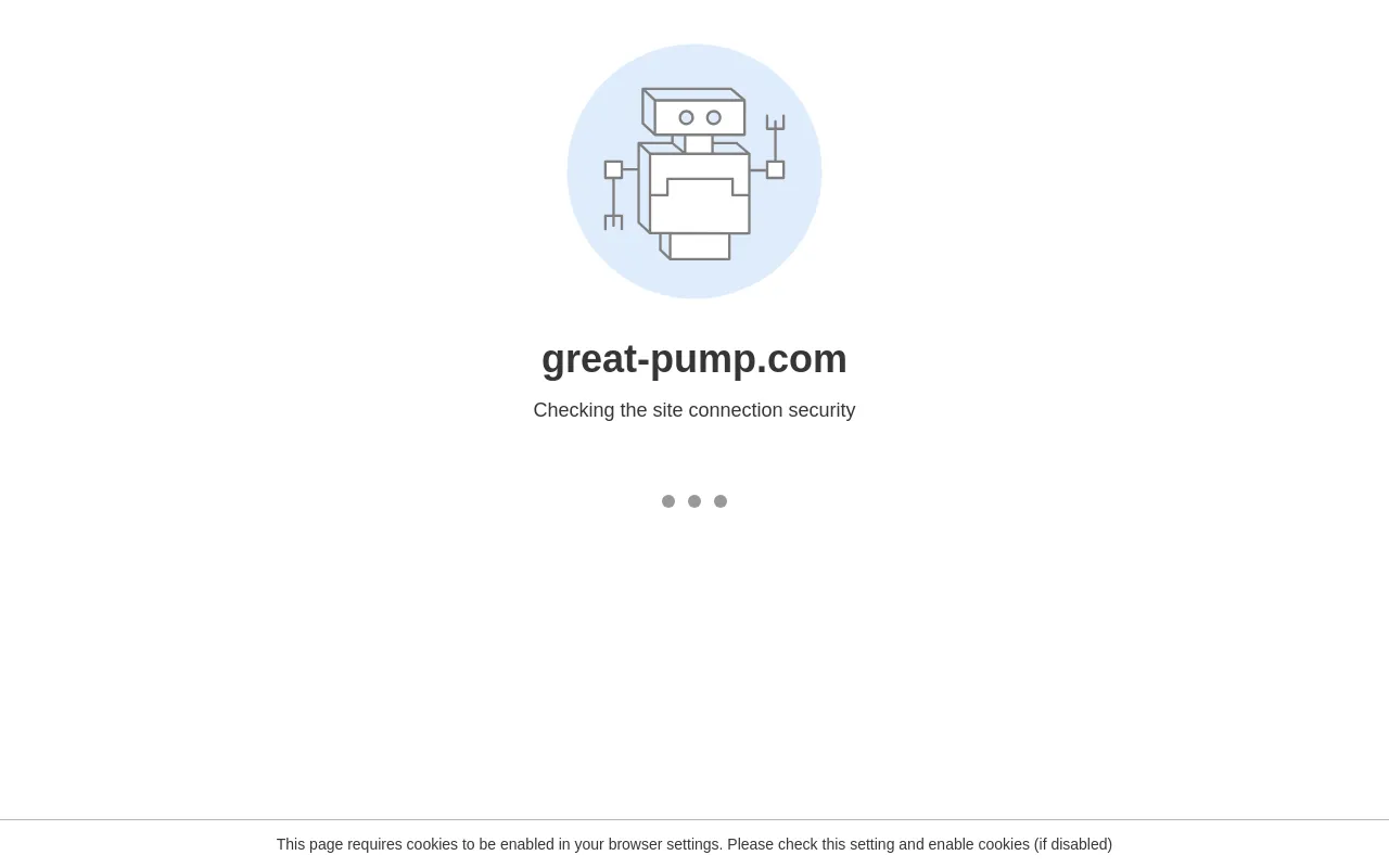 Screenshot of great-pump.com