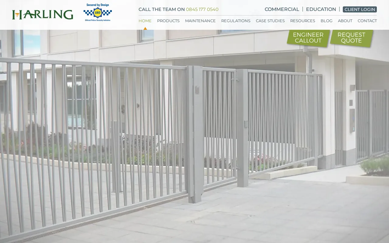 Screenshot of harlingsecurity.com