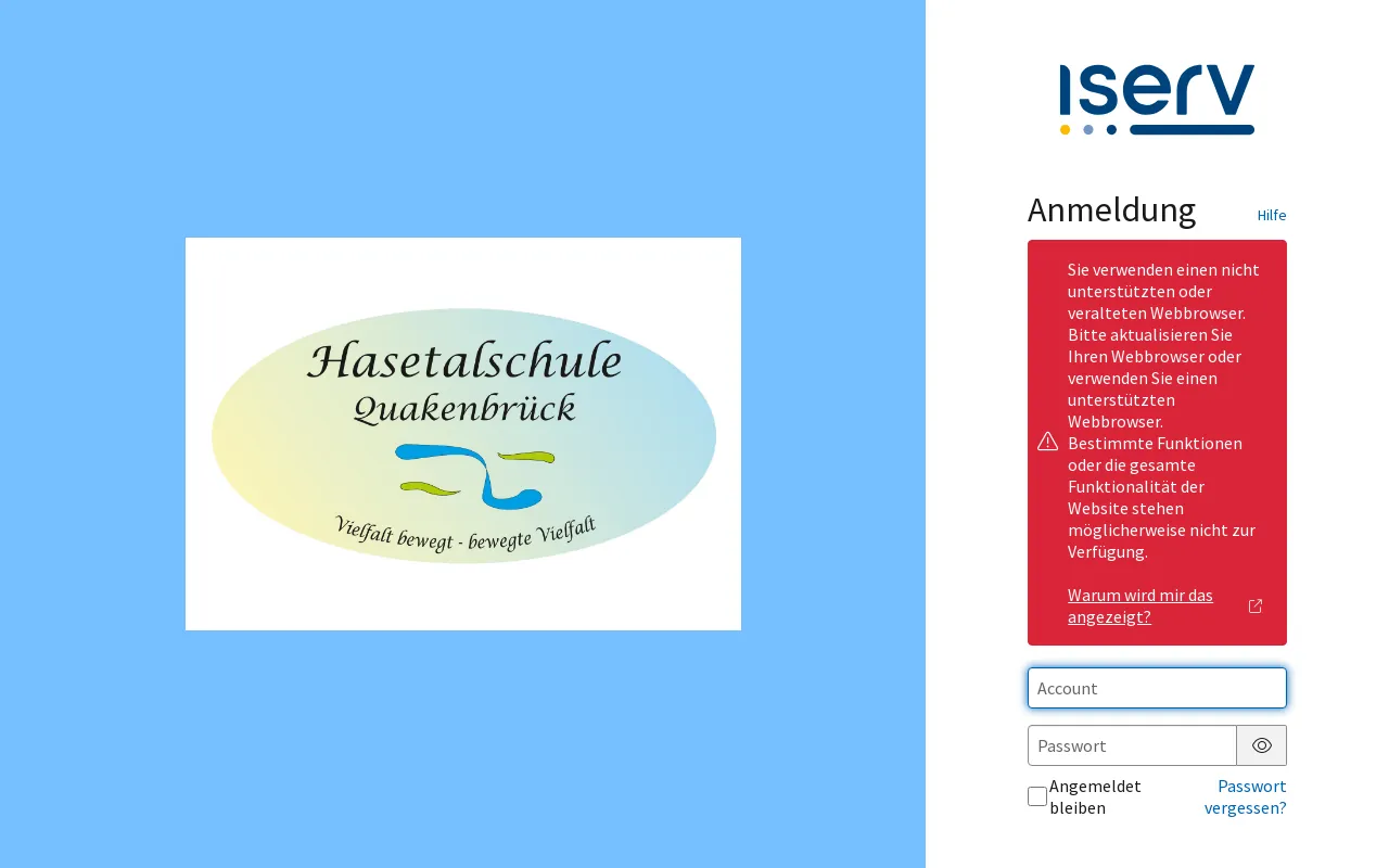 Screenshot of hasetalschule.org