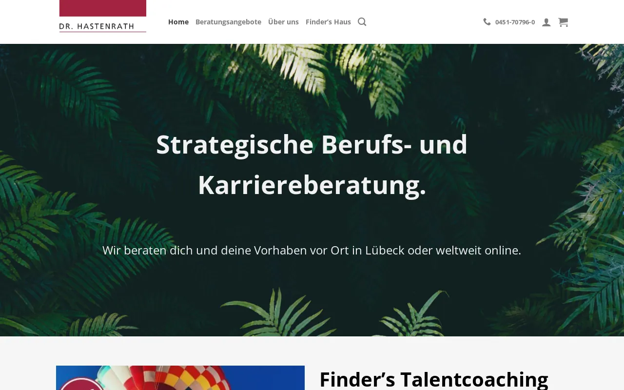 Screenshot of hastenrath.de
