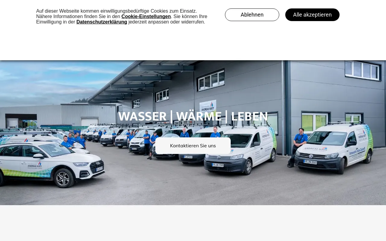Screenshot of haustechnik-matt.de