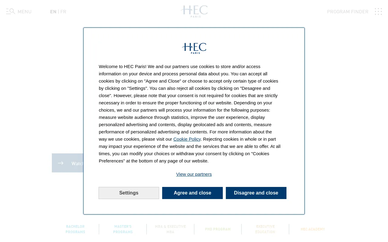 Screenshot of hec.edu