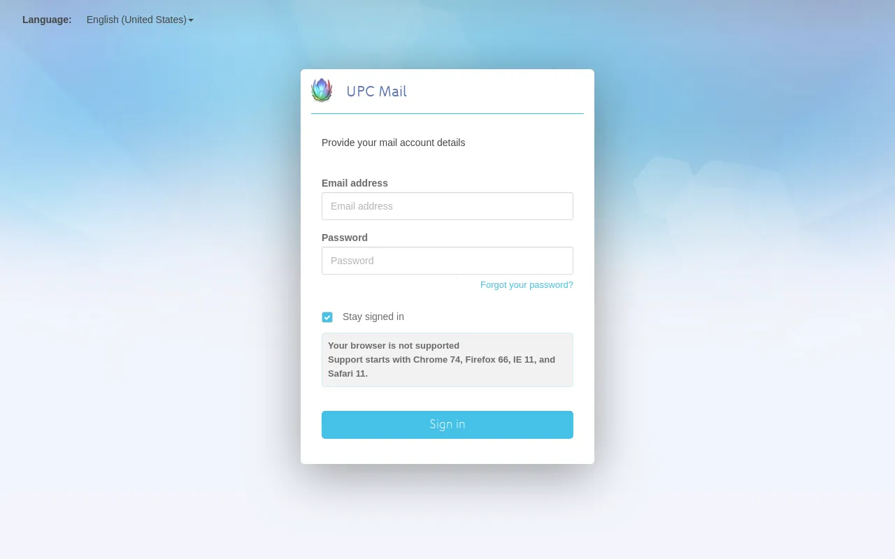 Screenshot of hispeed.ch