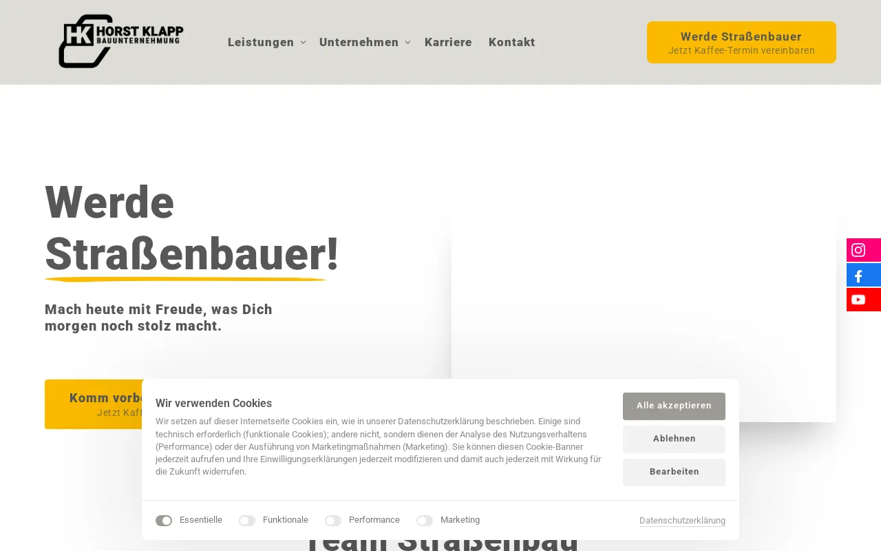 Screenshot of horst-klapp.de