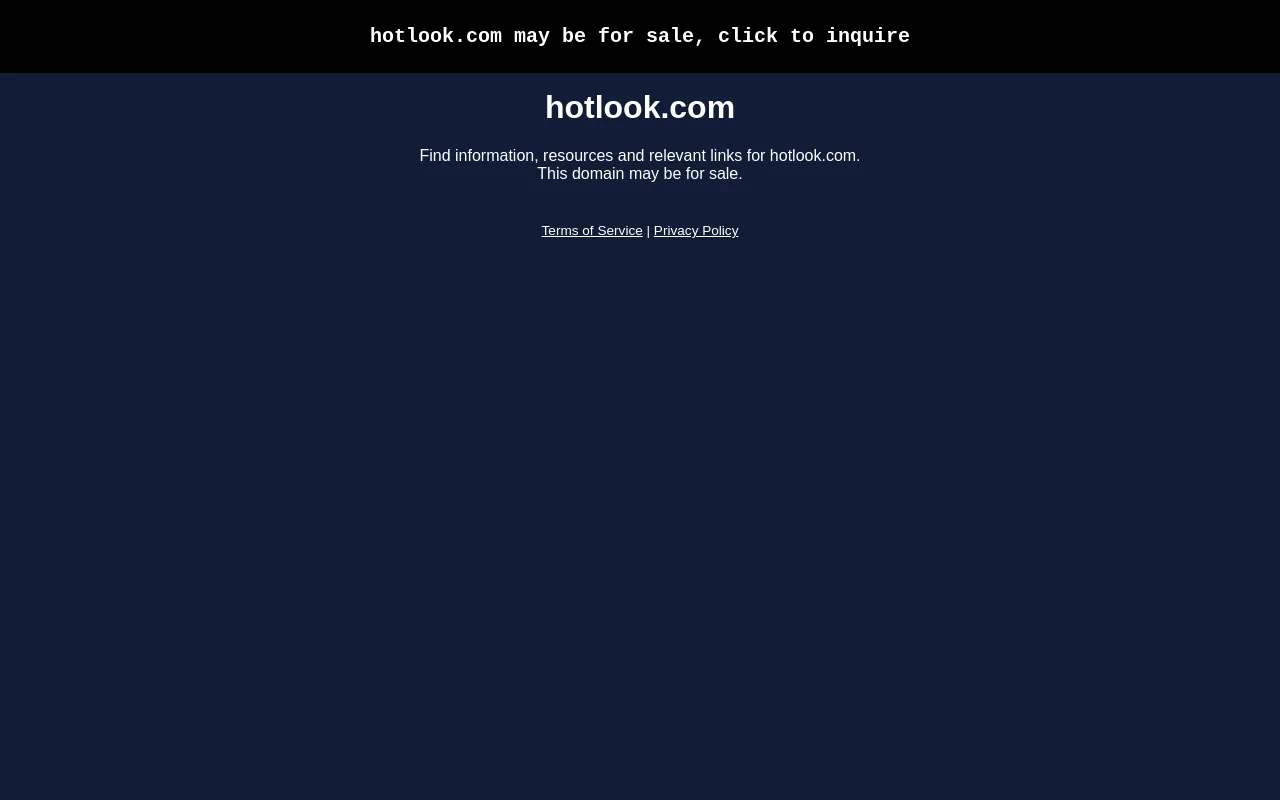 Screenshot of hotlook.com
