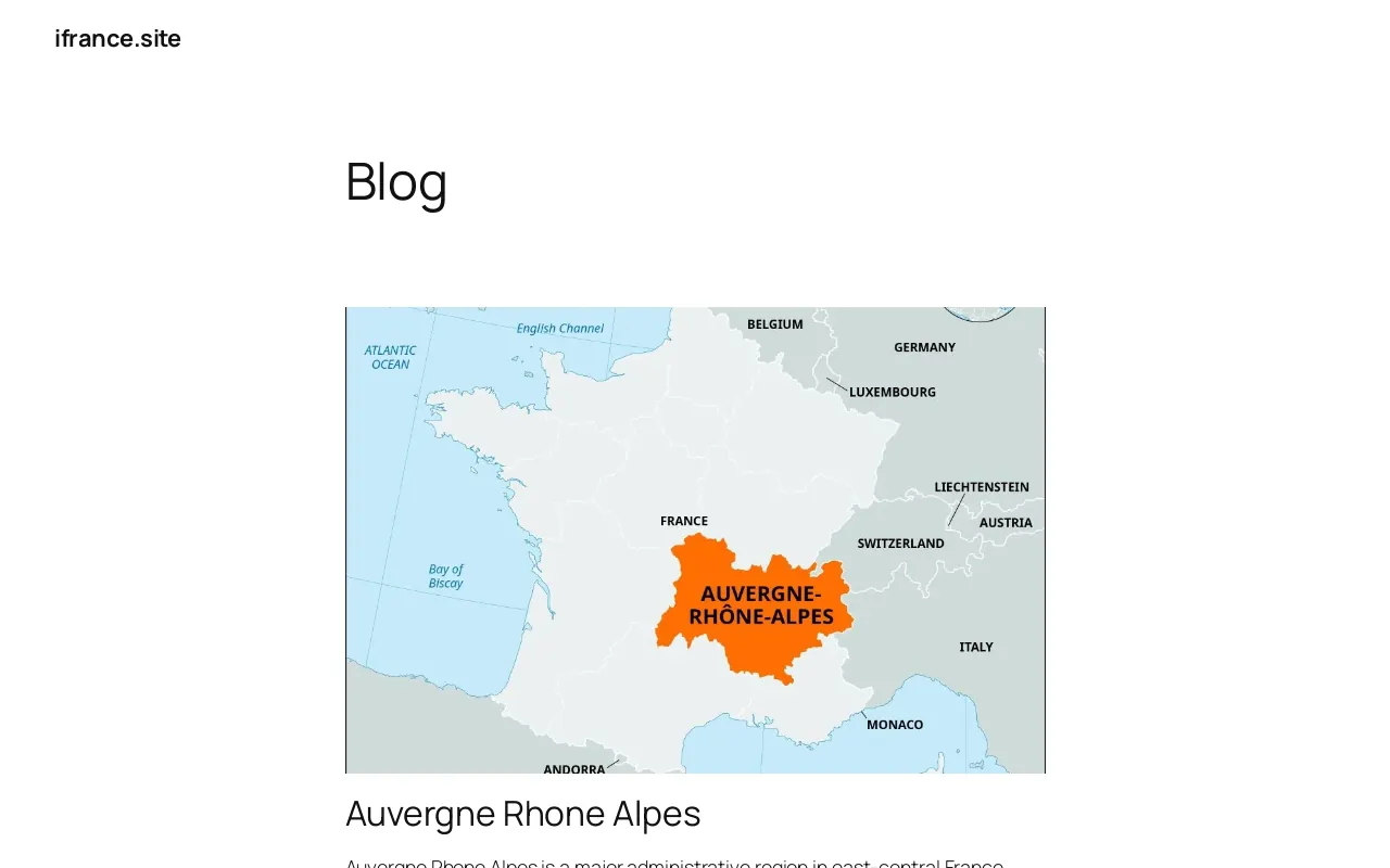 Screenshot of ifrance.site