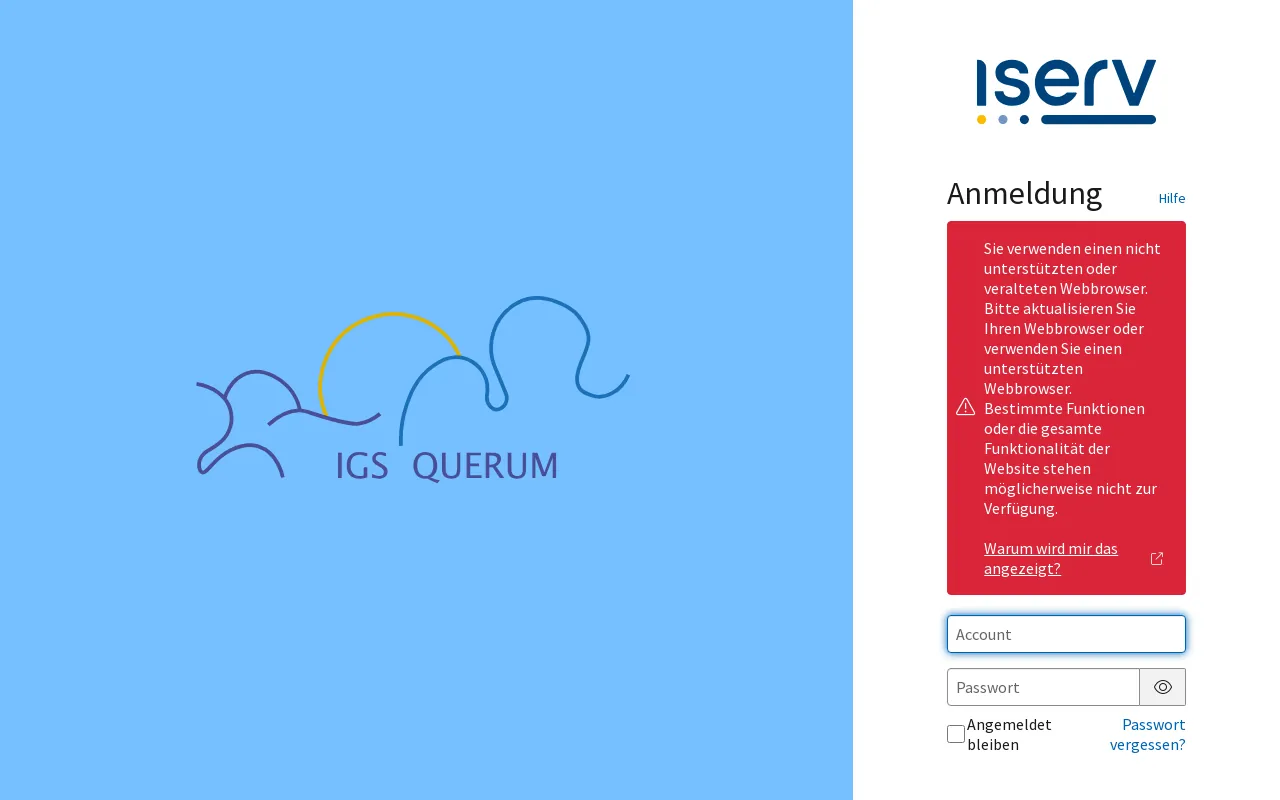 Screenshot of igsquerum.de