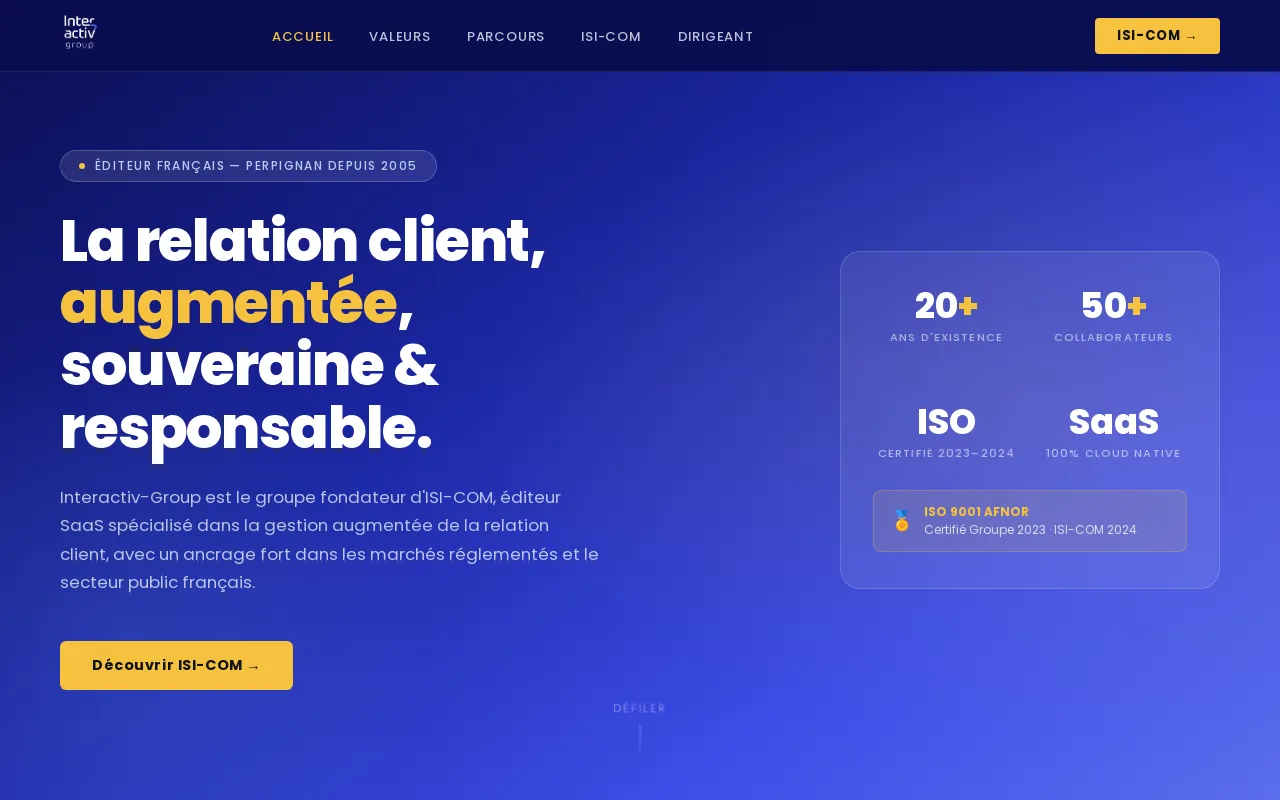 Screenshot of interactiv-group.com