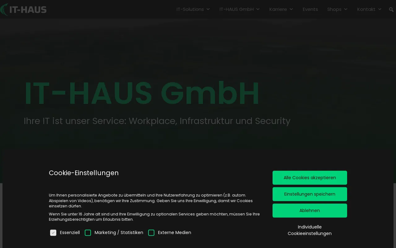 Screenshot of it-haus.com