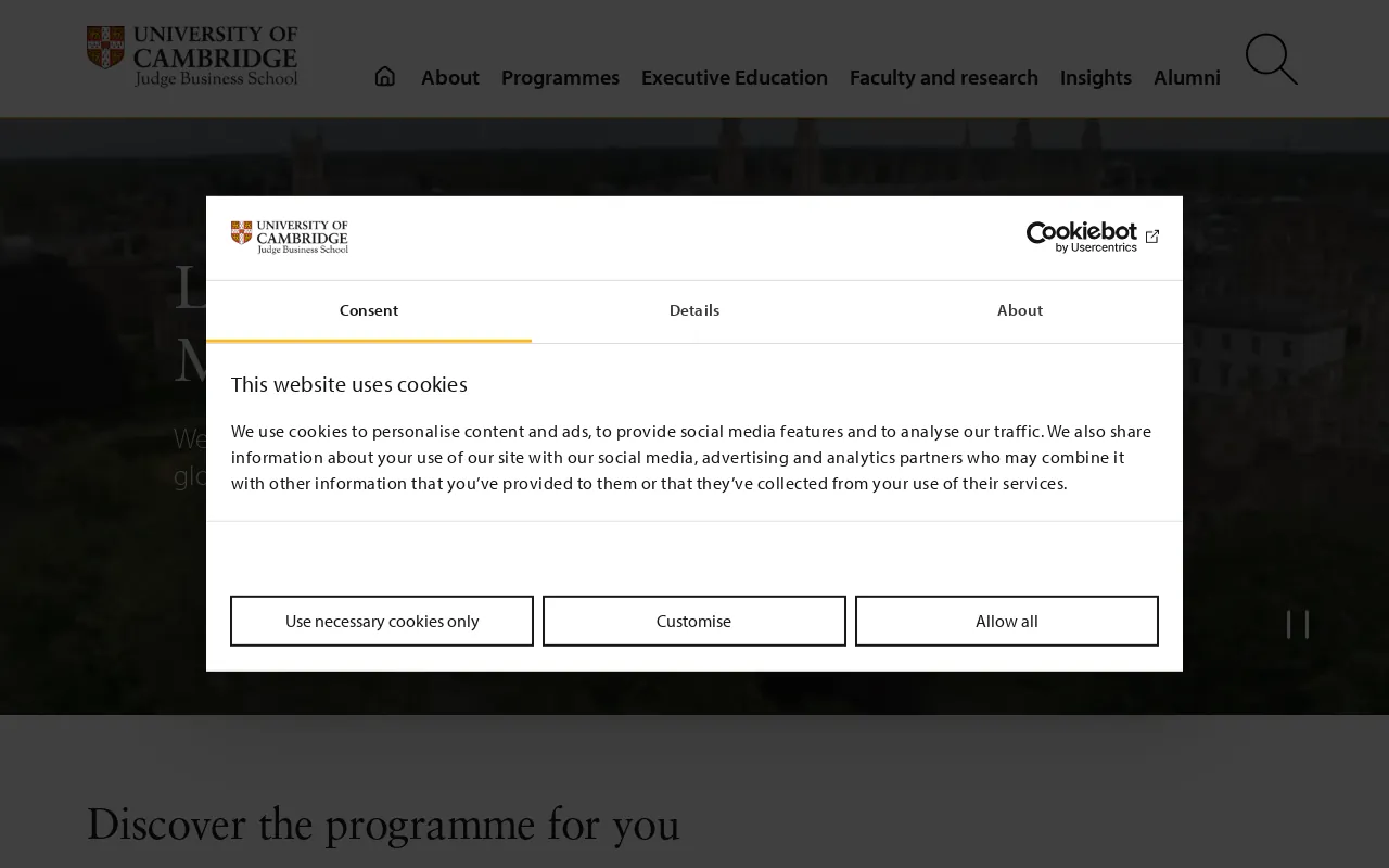 Screenshot of jbs.cam.ac.uk