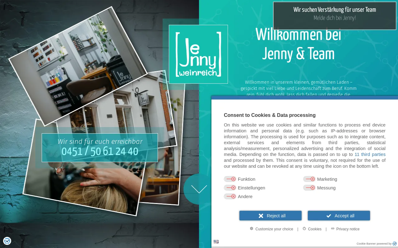 Screenshot of jenny-weinreich.de