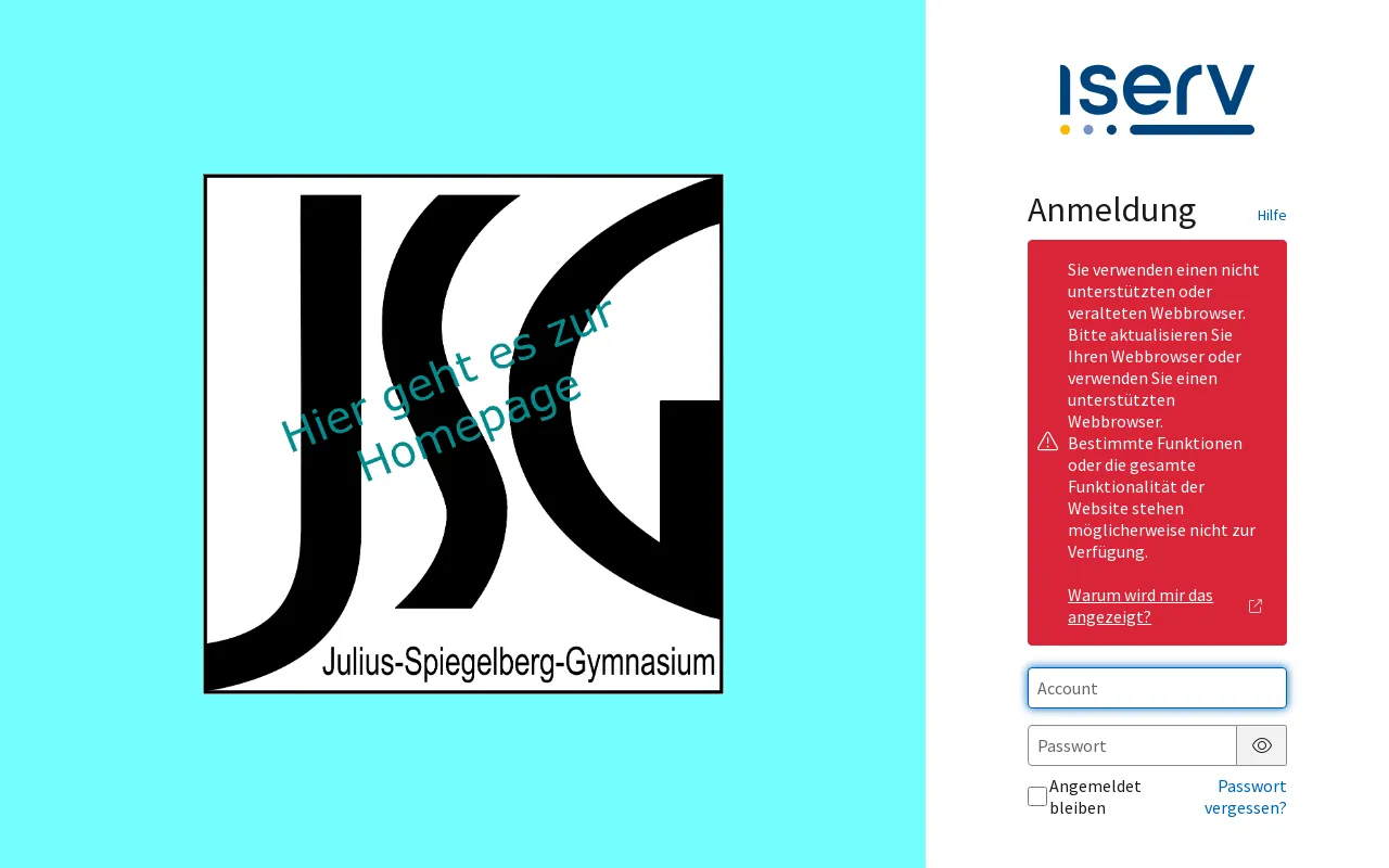 Screenshot of jsg-vechelde.de