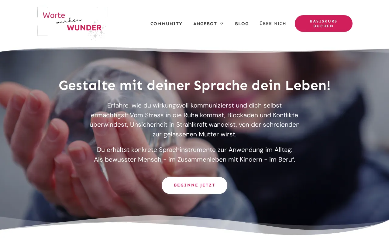 Screenshot of karinschrag.com