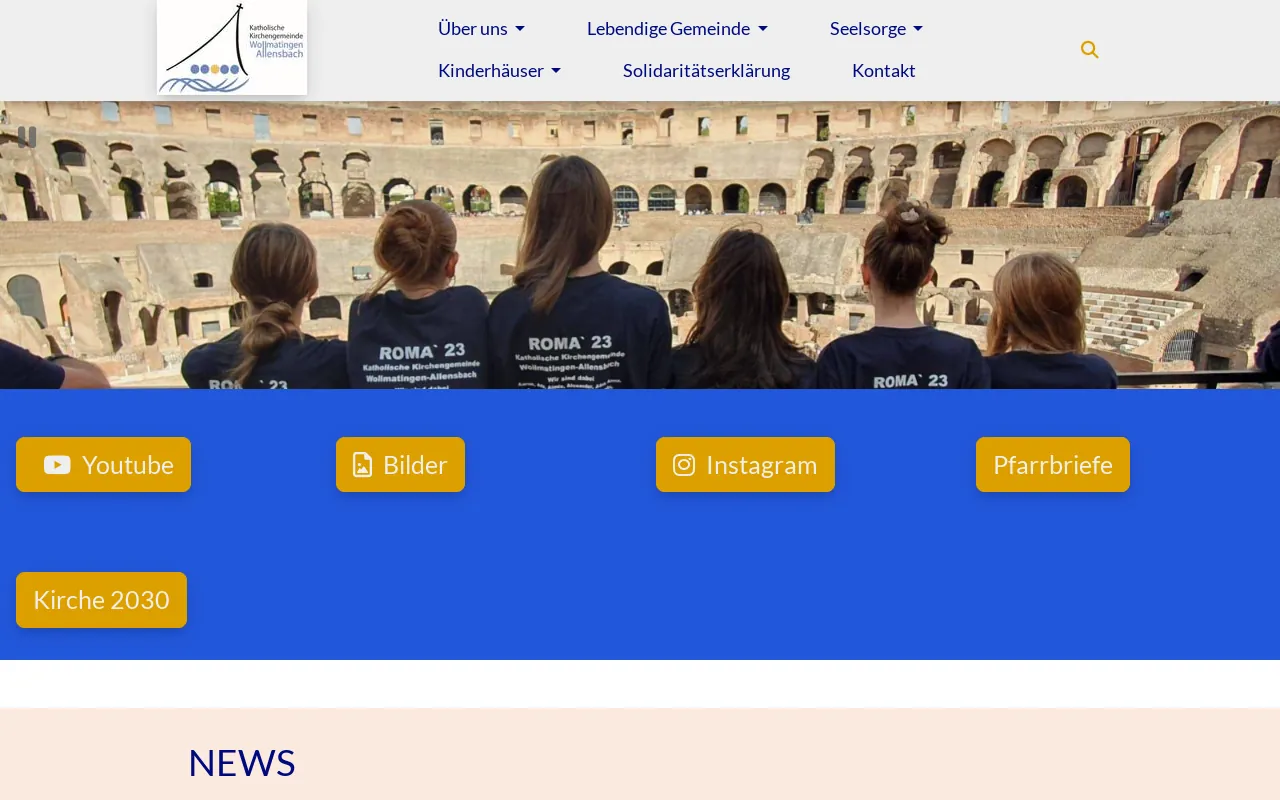 Screenshot of kath-wa.de