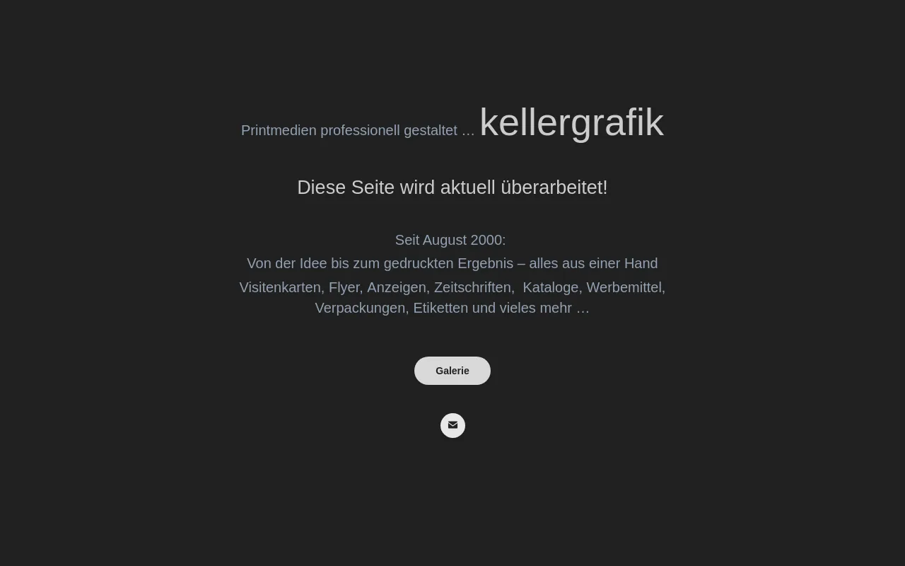 Screenshot of kellergrafik.de