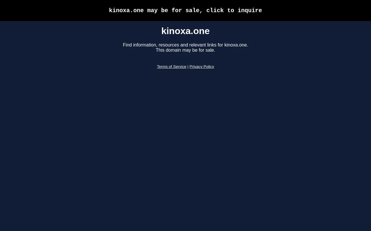 Screenshot of kinoxa.one