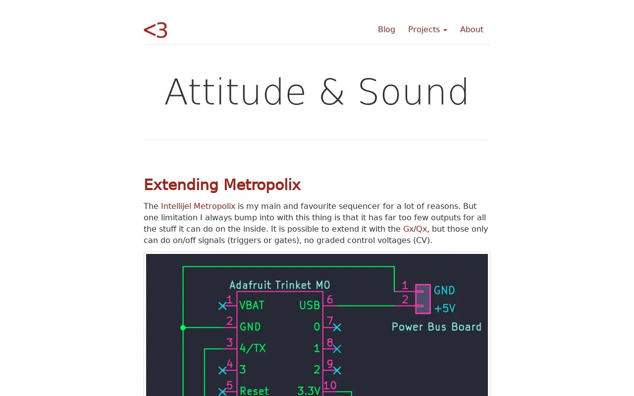 Screenshot of kleinerdrei.net
