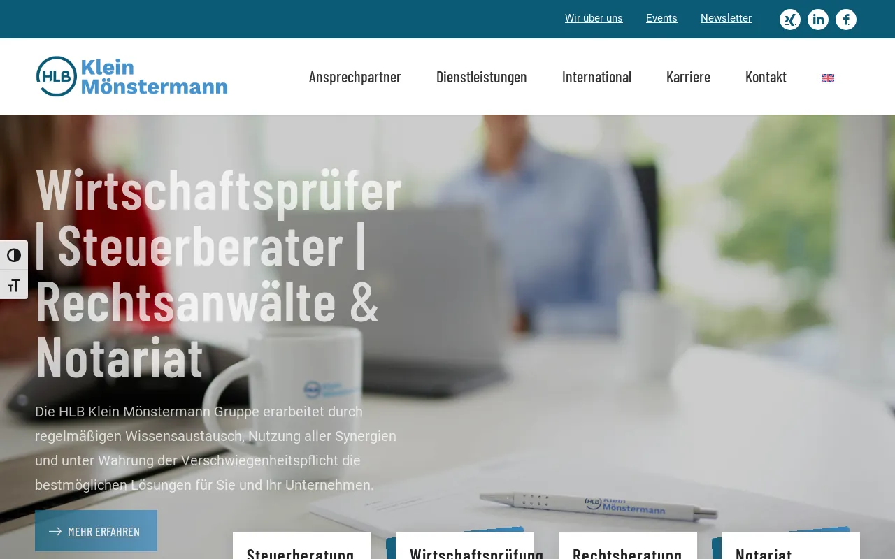 Screenshot of kmp-gruppe.de