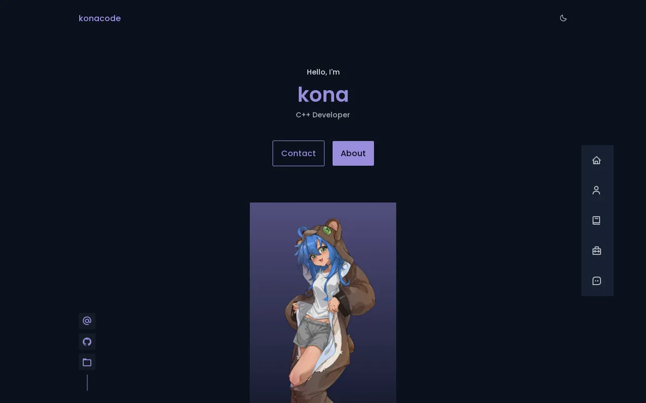 Screenshot of konacode.com