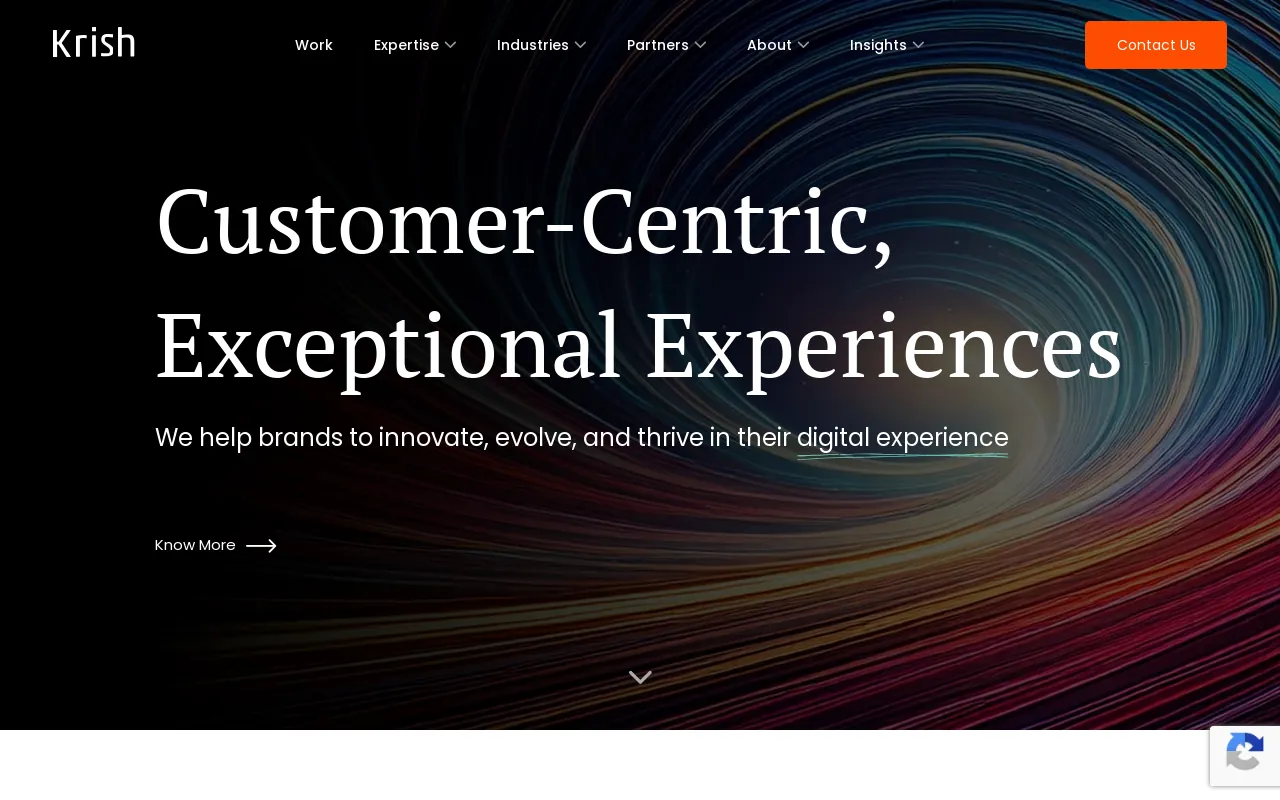 Screenshot of krishtechnolabs.com