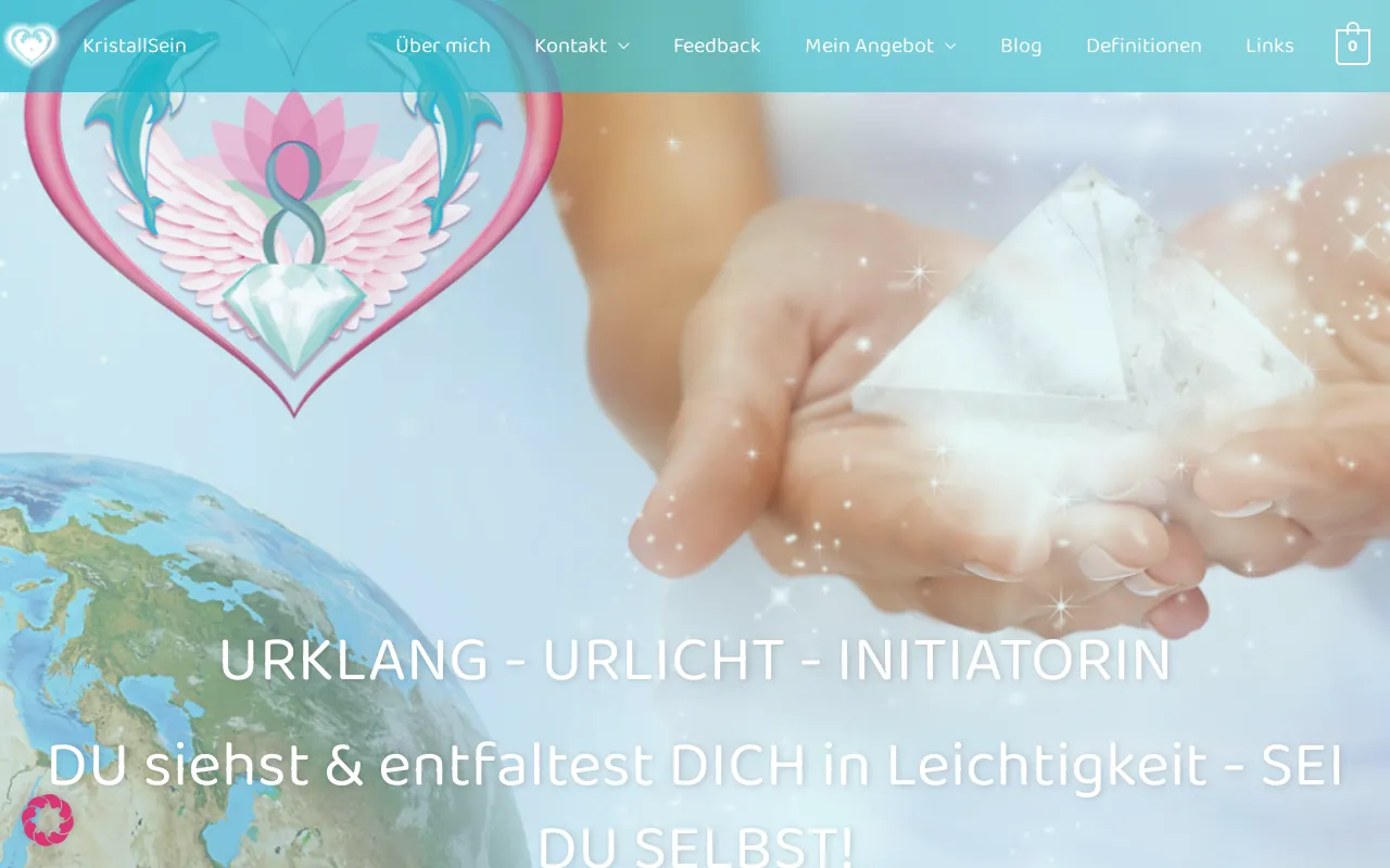 Screenshot of kristallsein.eu