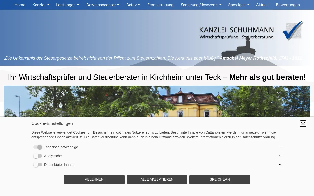 Screenshot of ksws.de