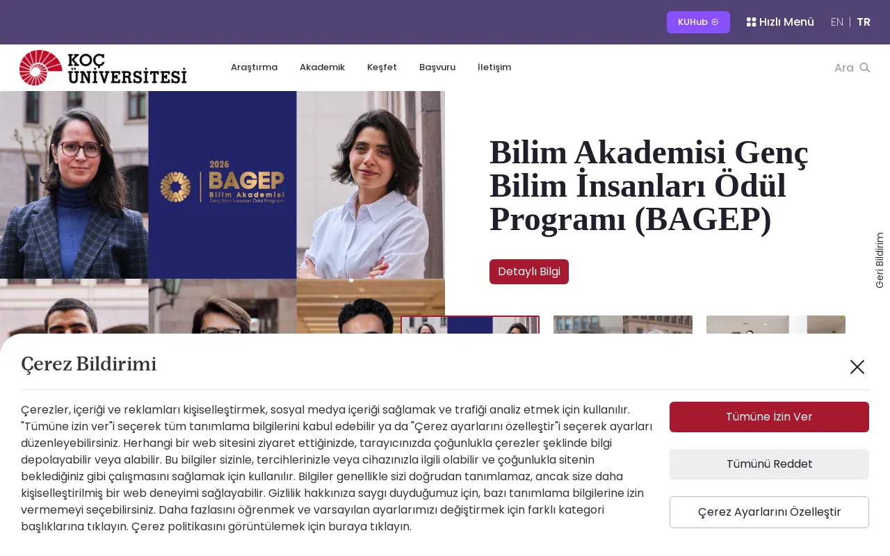 Screenshot of ku.edu.tr