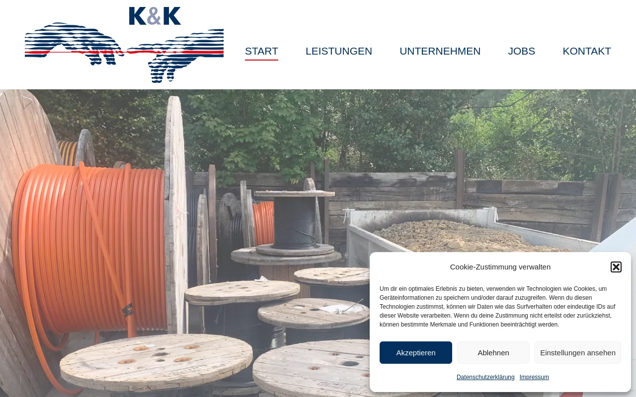 Screenshot of kuk-gmbh.net