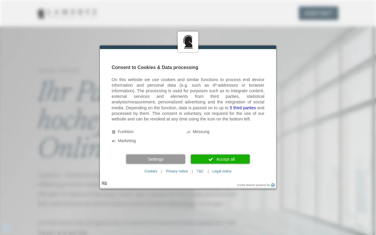Screenshot of lamertz.com