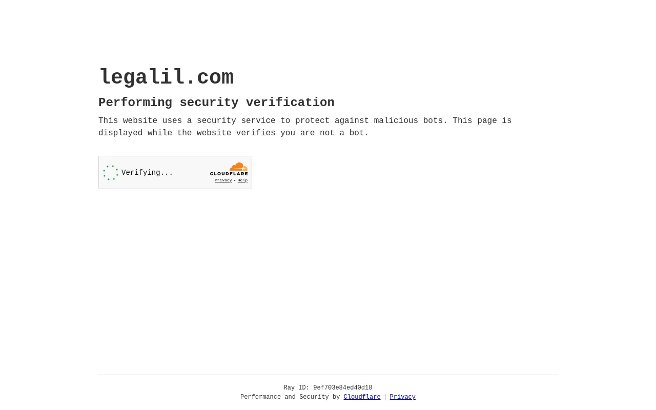 Screenshot of legalil.com
