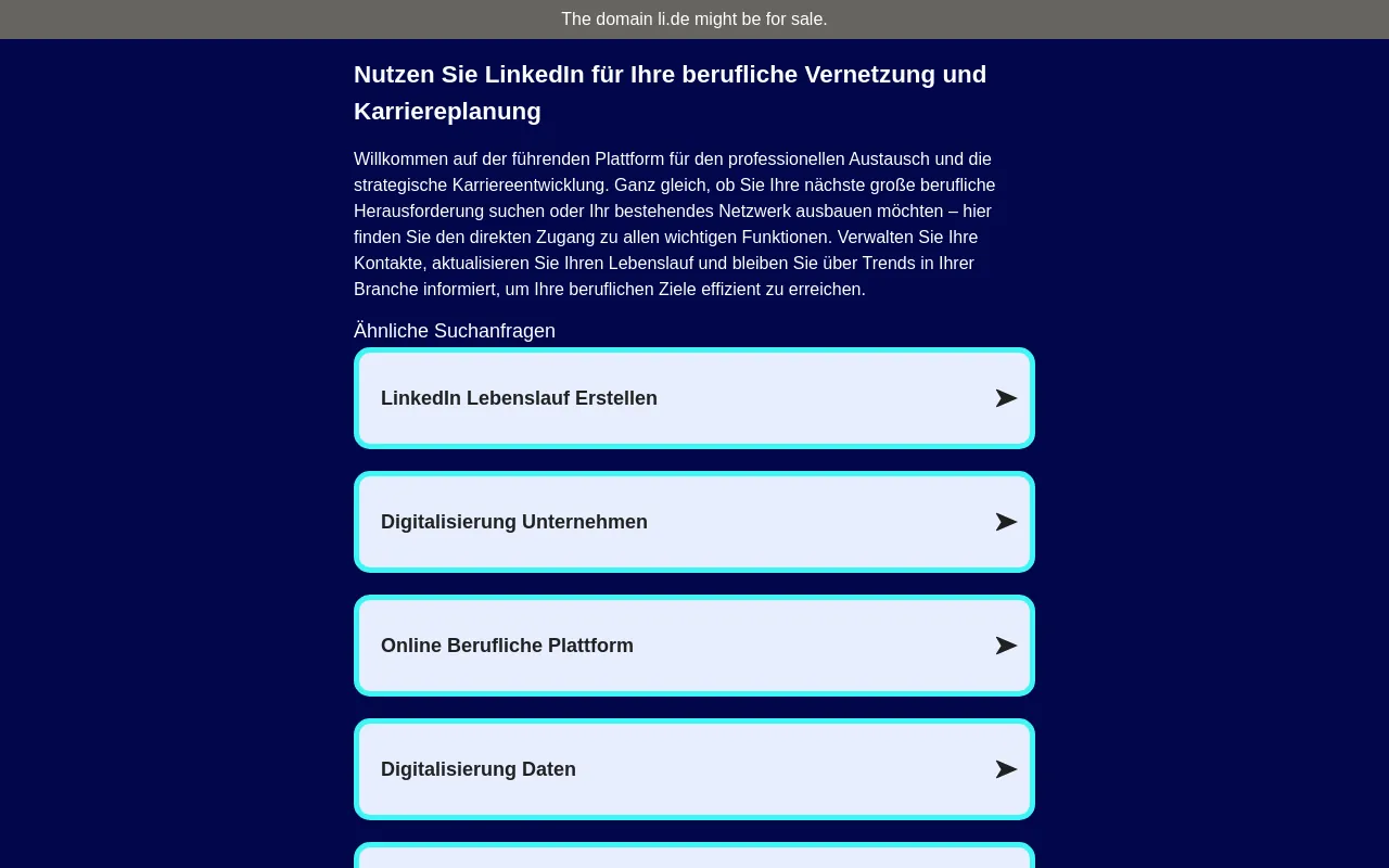 Screenshot of li.de