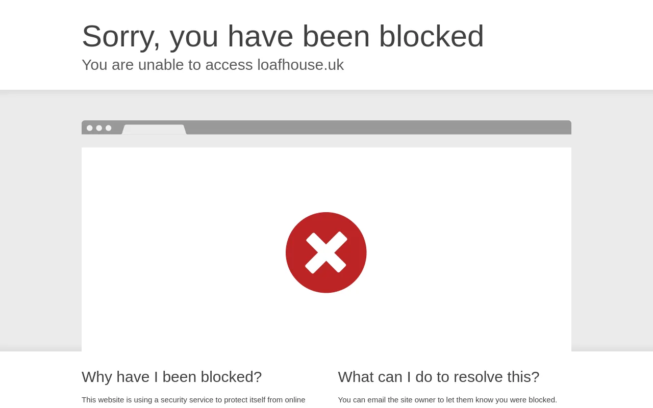 Screenshot of loafhouse.uk