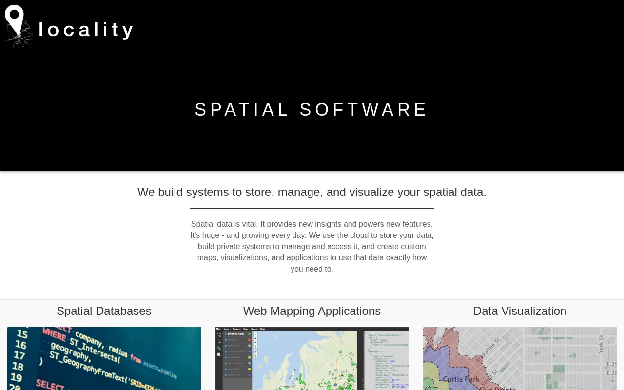 Screenshot of localityhq.com