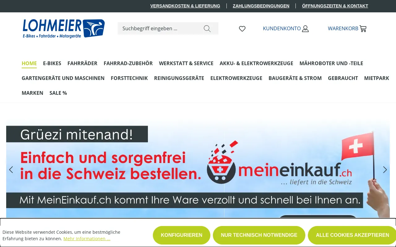 Screenshot of lohmeier.shop