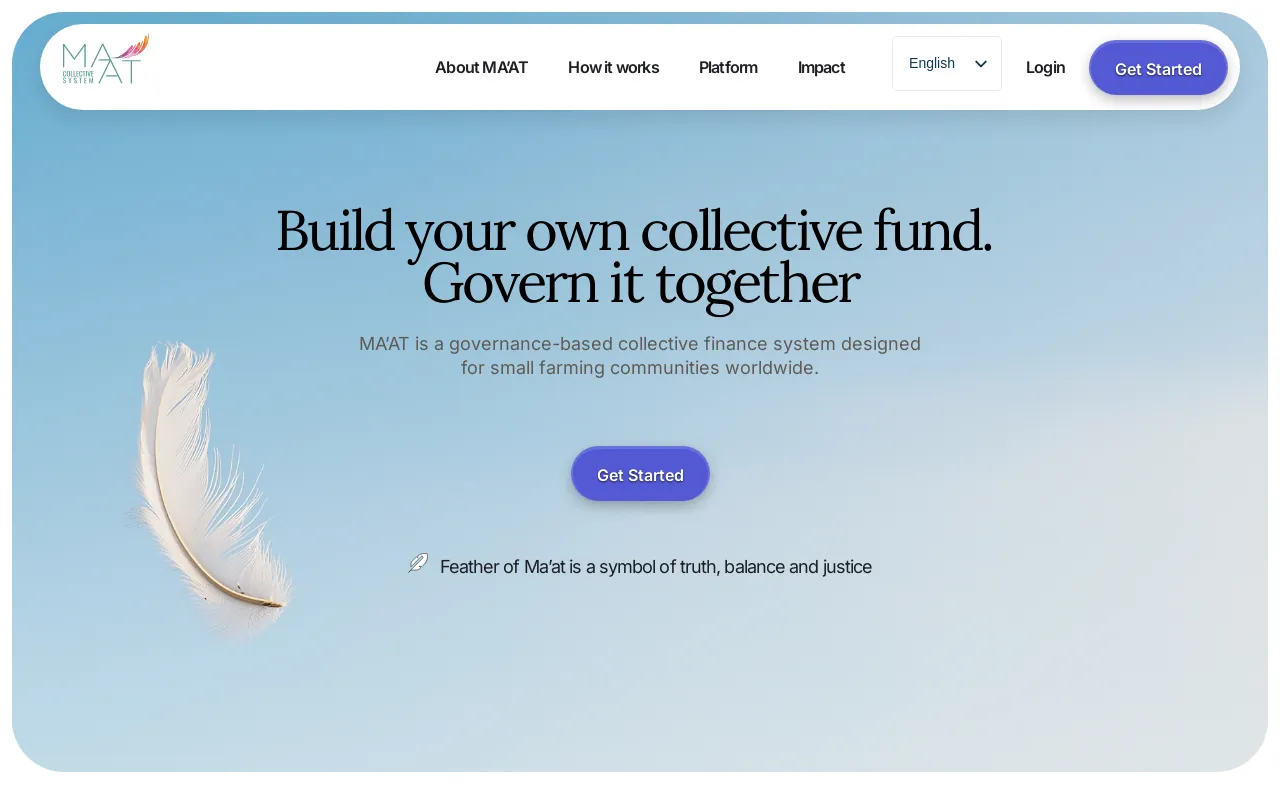 Screenshot of maatpeasant.com