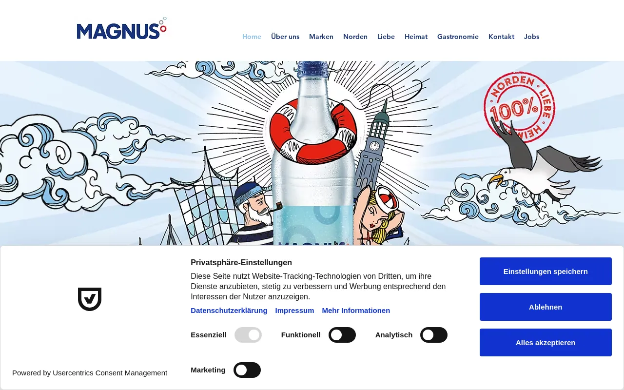 Screenshot of magnus.de