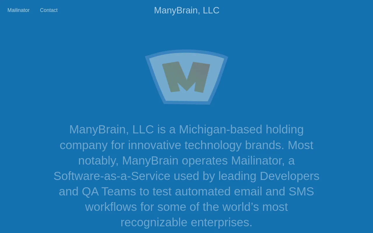 Screenshot of manybrain.com