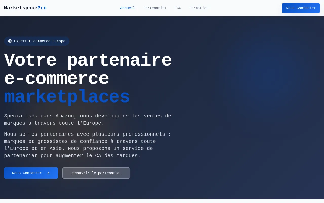 Screenshot of marketspacepro.com
