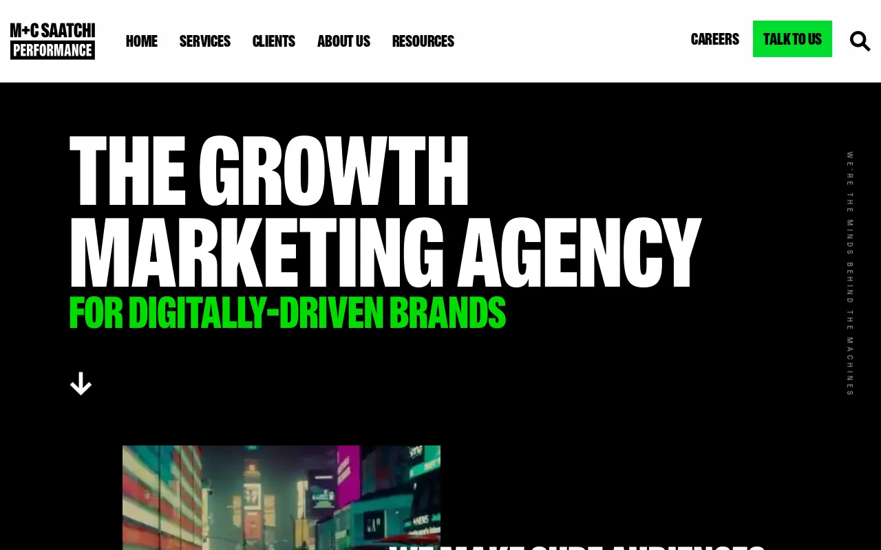 Screenshot of mcsaatchiperformance.com