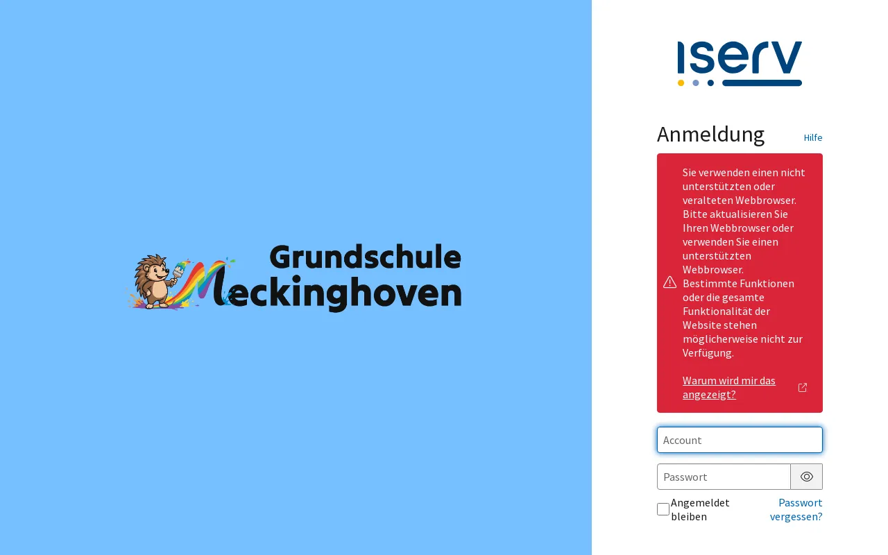 Screenshot of meckinghover-schule-datteln.de