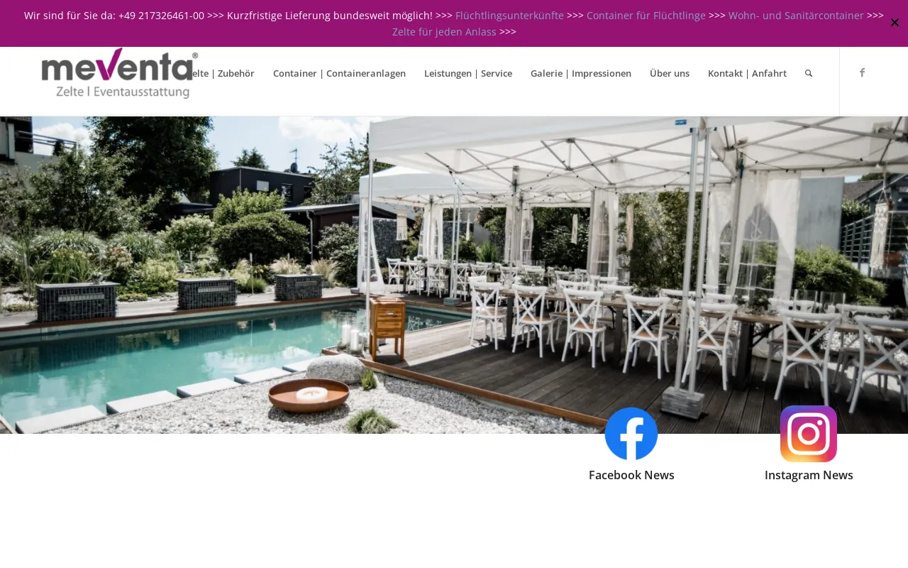 Screenshot of meventa.de